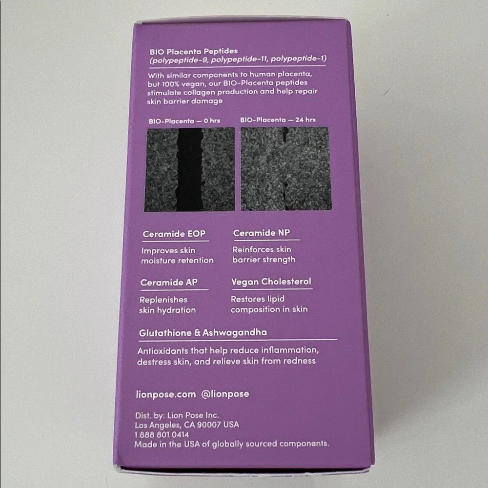 Lion Pose Pep Talk Barrier Repair Cream with Peptides + Ceramides - Picture 7 of 12